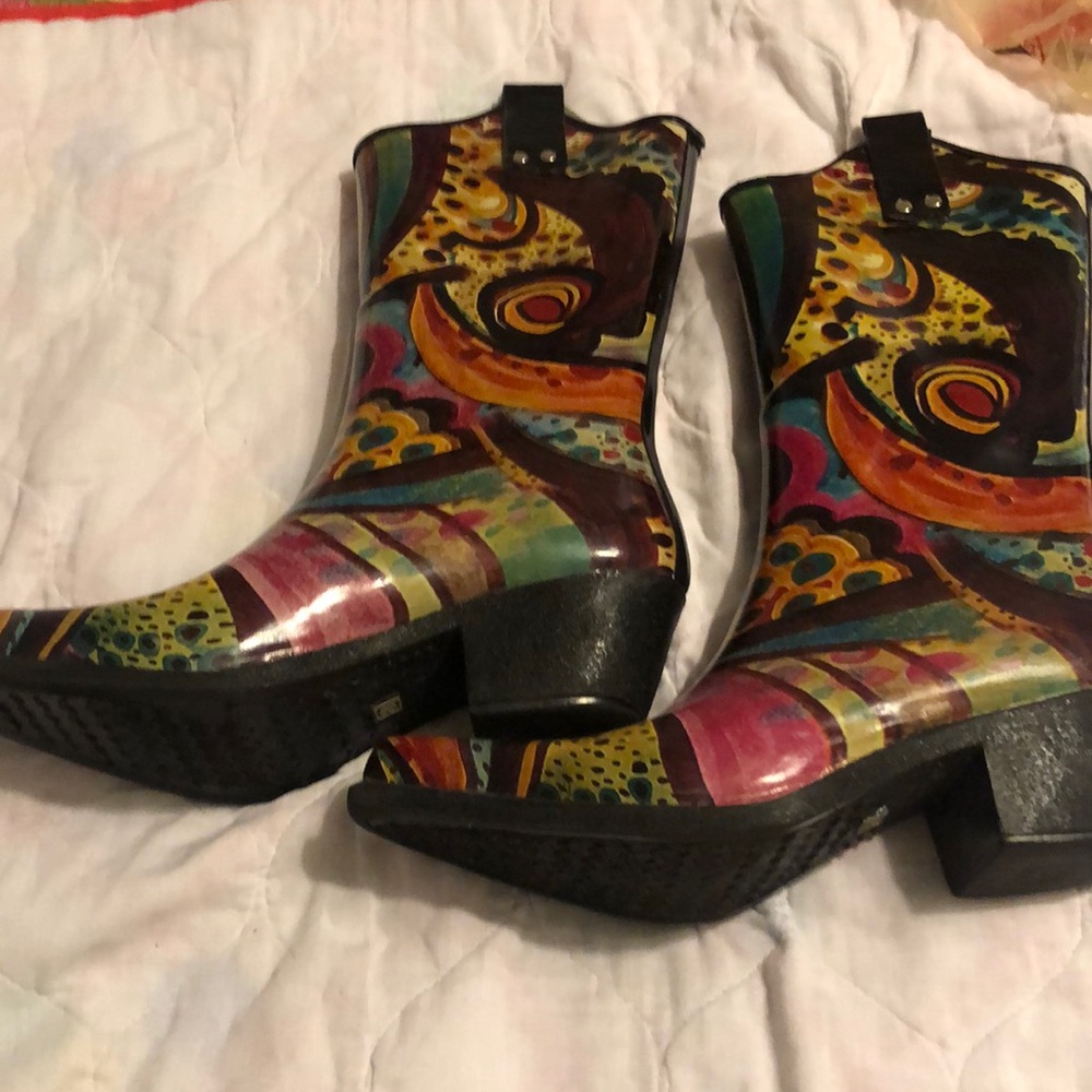 Funky cute rubber boots